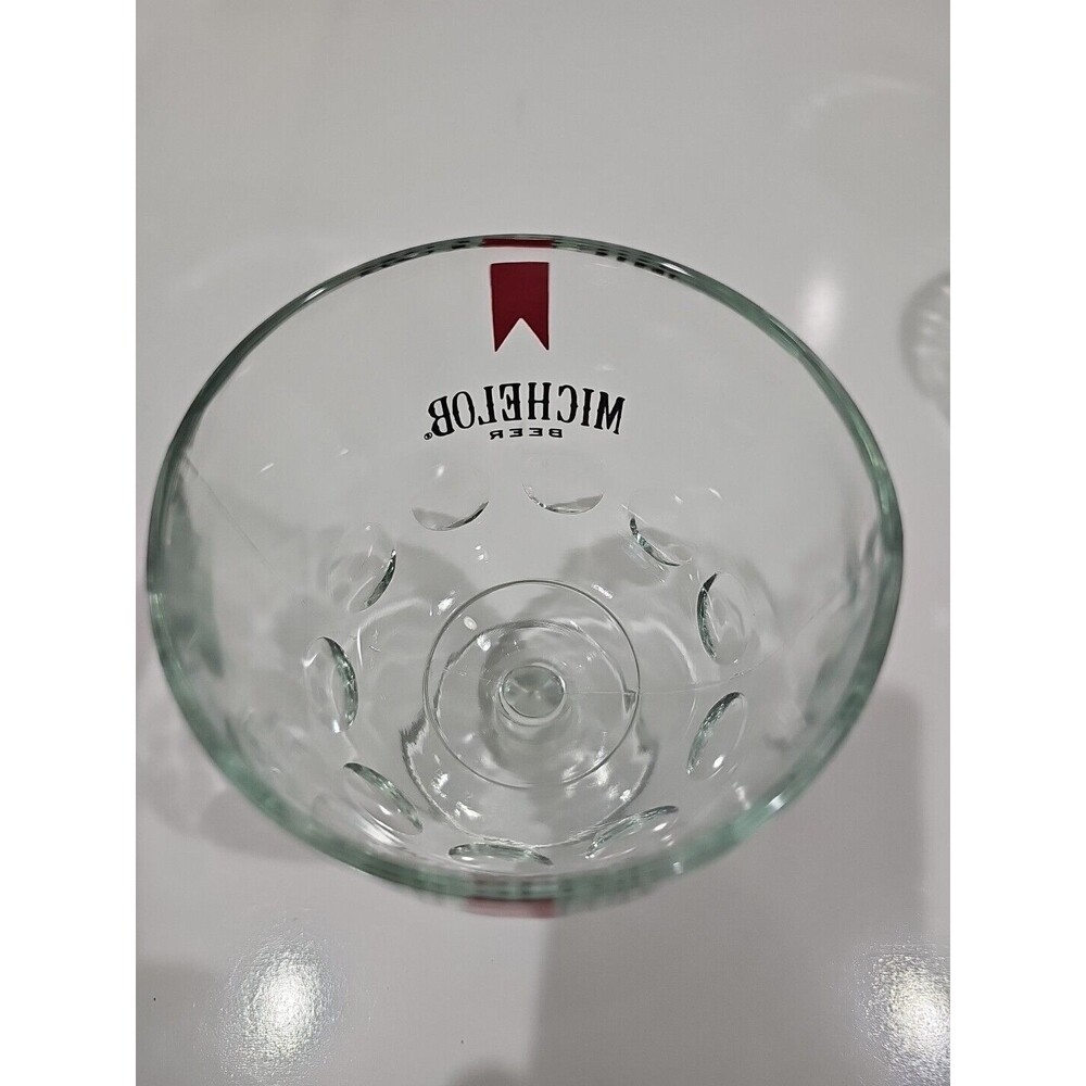 Vintage Michelob Beer Thumbprint Heavy Glass Goblet - Collectible - Picture 5 of 5
